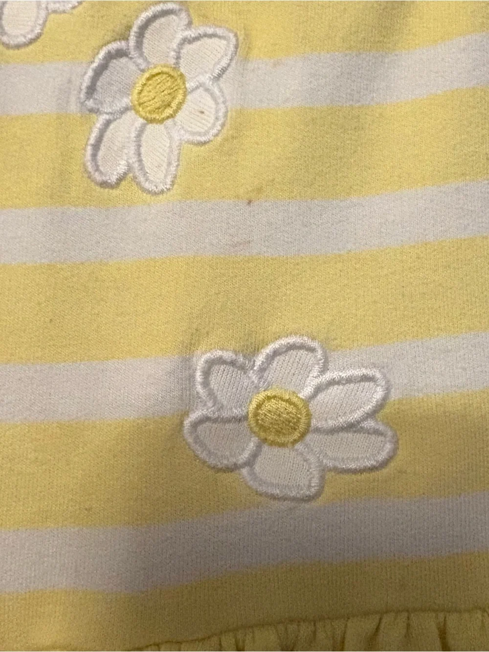 Little sleepies bluey garden games yellow flower patch pocket dress 6-12 months